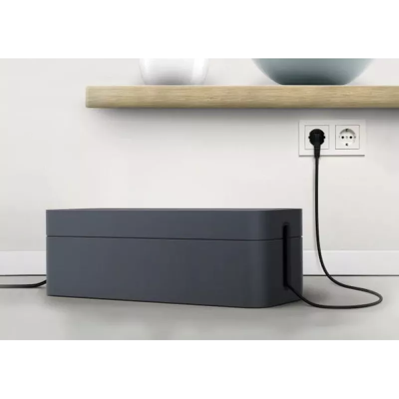 Kabelbox Durable Cavoline Box L für Schreibtisch Graphit 1 Stück 503037