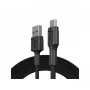 USB 2.0-Kabel Grün Cell KABGC20 — USB A auf Micro-USB B, 1,2 m, Schwarz