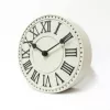 NeXtime klok 5187wi London Table, Ø16 cm, Wand, Weiß/Schwarz+B32