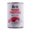 BRIT Mono Protein Beef & Rice - Nassfutter für Hunde - 400g
