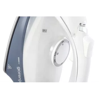 Gorenje SIK2600WB Dampfbügeleisen, 2600 W, Wassertankkapazität 450 ml, Dauerdampf 45 g/min, automatische Abschaltung, Blau/Schwarz | Gorenje