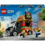 LEGO City Burger Van Food Truck Spielzeug für Jungen und Mädchen ab 5 Jahren, Fahrzeug-Bauspielzeug, Küchen-Spielset mit Verkäufer-Minifigur und Zubehör