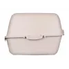 Katzentoilette DIAMENTIQ BAYA, Kunststoff, umkehrbare Türen, 55,5×40×38,7 cm, beige