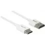 HDMI-Kabel DeLOCK 85140 0,25 m Typ A auf Typ C Weiß