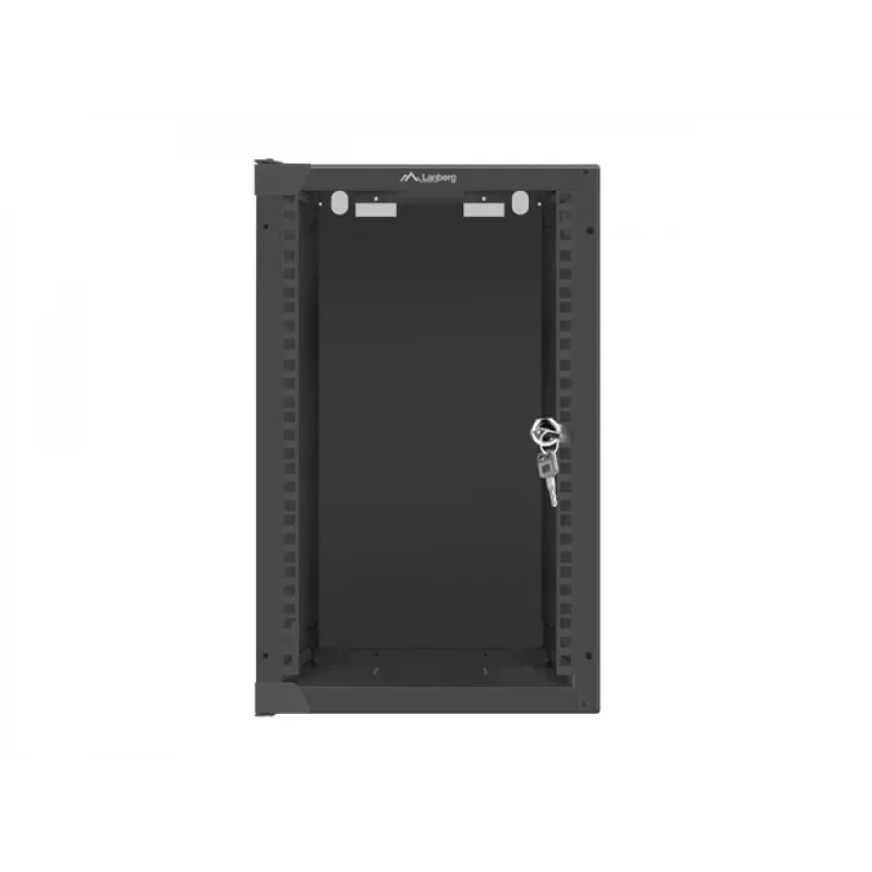 Wandmontage-Rack LANBERG WF10-2309-10B 9U, 469×280×310 mm, 10 Zoll Tiefe, schwarz, IP20