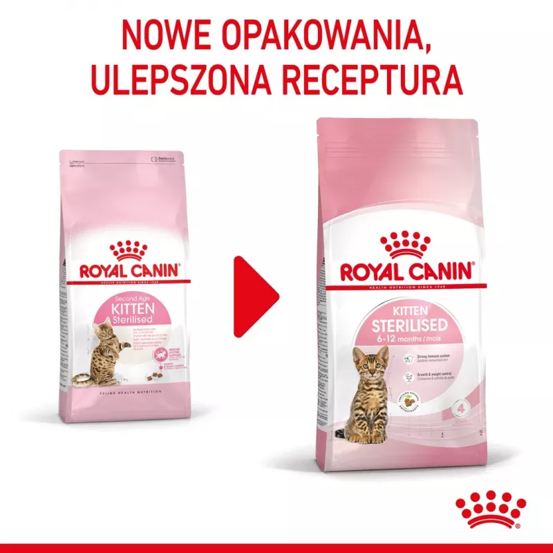 Trockenfutter für Katzen Royal Canin Kitten Sterilised 3,5 kg — Geflügel, 34 % Protein, 12 % Fett