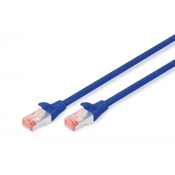 Netzwerkkabel Digitus CAT 6 S/FTP RJ-45 2 m Blau