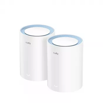 Mesh-System Cudy M1200 2er-Pack – Dualband-Wi-Fi 5 (300/867 Mbit/s), 2 Einheiten, 1x LAN-Port, unterstützt 100 Geräte