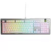 Mechanische Tastatur GLORIOUS GMMK 3 Pro 100% Pre-Built ANSI US-Layout, Fox-Switches, Silber