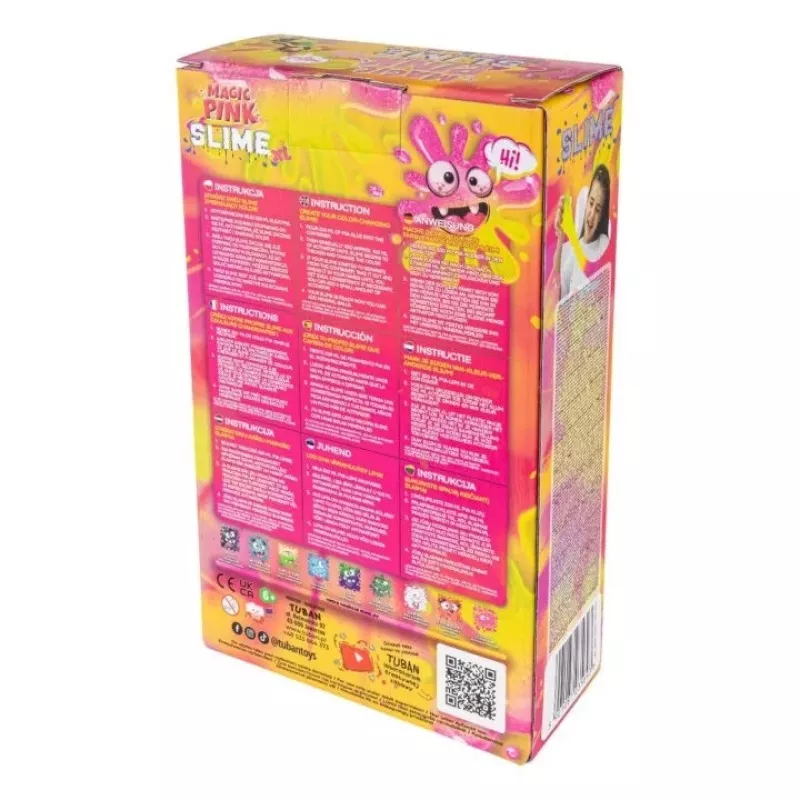 Slime DIY-Set TUBAN TU3569 — Magic Pink XL, ungiftig, sicher für Kinder