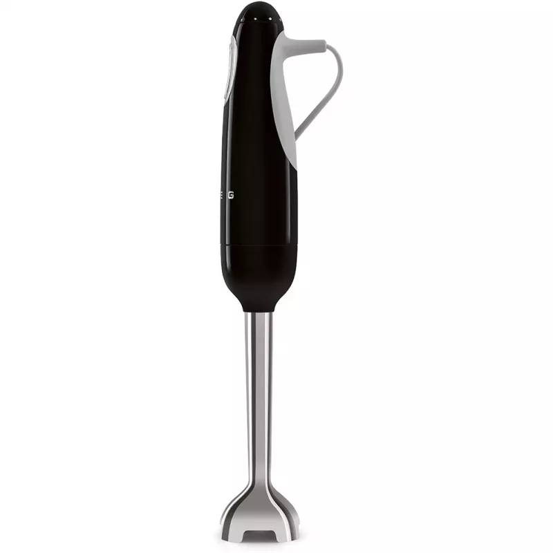 Stabmixer Smeg HBF03BLEU — 700 W Handmixer, 1,4 L Becher, Edelstahlklinge, schwarz