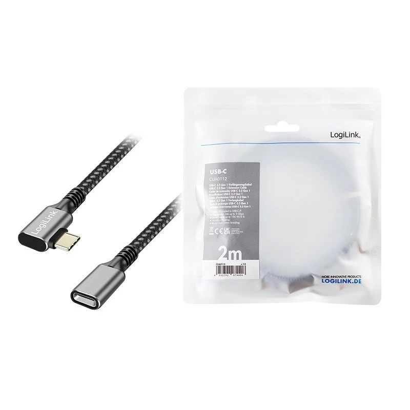 USB 3.2 Gen1 Kabel auf USB-C Buchse, PD, 2m