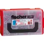 Fischer FIXtainer -DUOPOWER kurz / lang - Dübel - hellgrau / rot - 210 Stück