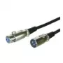 Microconnect XLRMF6 Audiokabel 6 m XLR (3-polig) Schwarz