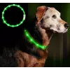 LED-Halsband Anicoll Grün für Hunde und Katzen Modell wiederaufladbare Beleuchtung