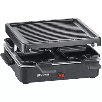 Severin Mini Raclette Grill 4 kleine Antihaft-Pfännchen 600 W