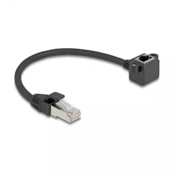 Netzwerkkabel DeLOCK 81040 RJ-45 Cat6 0,25 m Schwarz