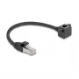 Netzwerkkabel DeLOCK 81040 RJ-45 Cat6 0,25 m Schwarz