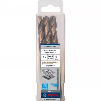 Bosch HSS Cobalt Spiralbohrer-Set 2608585900 5-teilig