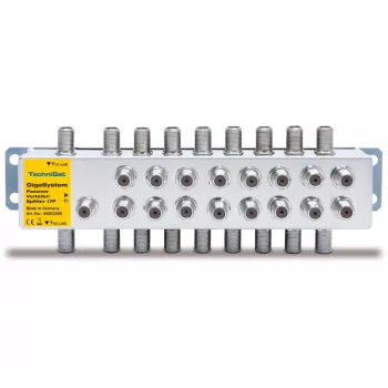 Passiver Verteiler TECHNISAT 17/P silber – passiver Signal-Splitter für TV/SAT-Verteilung
