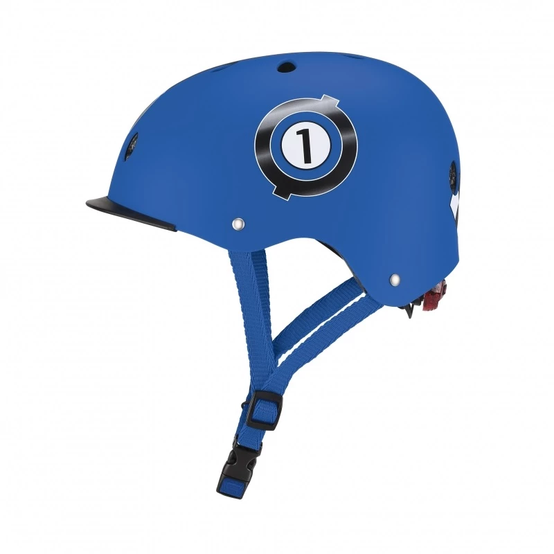 Globber | Dunkelblau | Helm Elite Lights Racing, XS/S (48-53 cm) | 507-300
