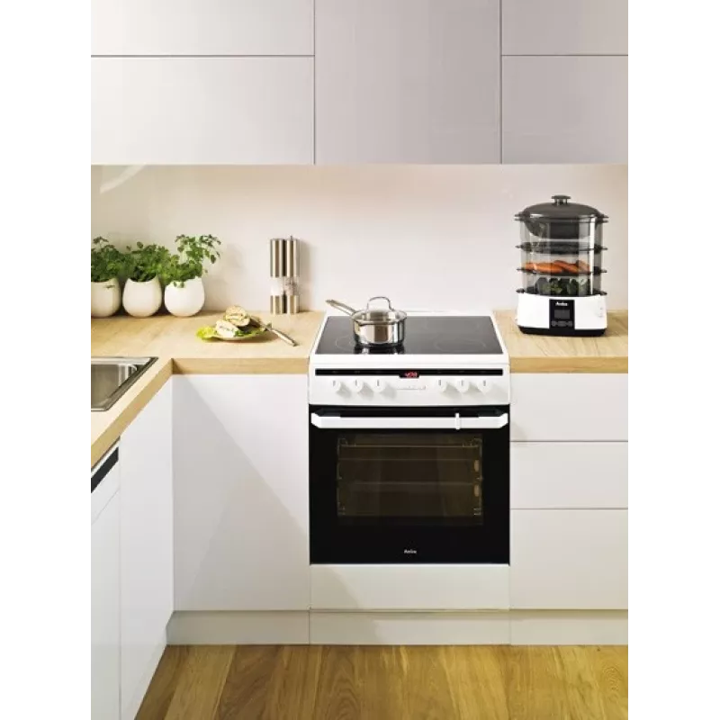 Optimum PT3011 Lunaris Dampfgarer schwarz/weiß