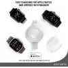 Ladegerät 4smarts QI2 Smartwatch Silber USB Kabelloses Schnellladen