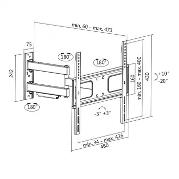 TV-Halterung LogiLink BP0014