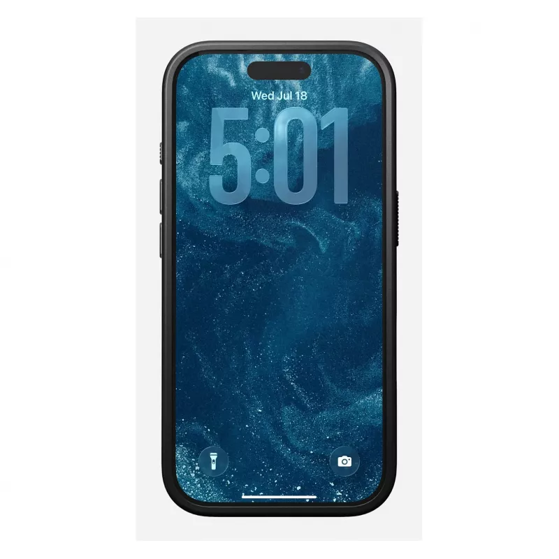 Handyhülle Nomad Modern Leather Case für iPhone 17 Pro, Leder + TPU + PC, passend für 16 cm (6,3 Zoll) Bildschirm, Bordeaux