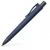 Kugelschreiber a.w. faber-castell 241189 — Clip-on einziehbar, blaue Tinte, extra fette Spitze, marineblauer Korpus, 1 Stk.