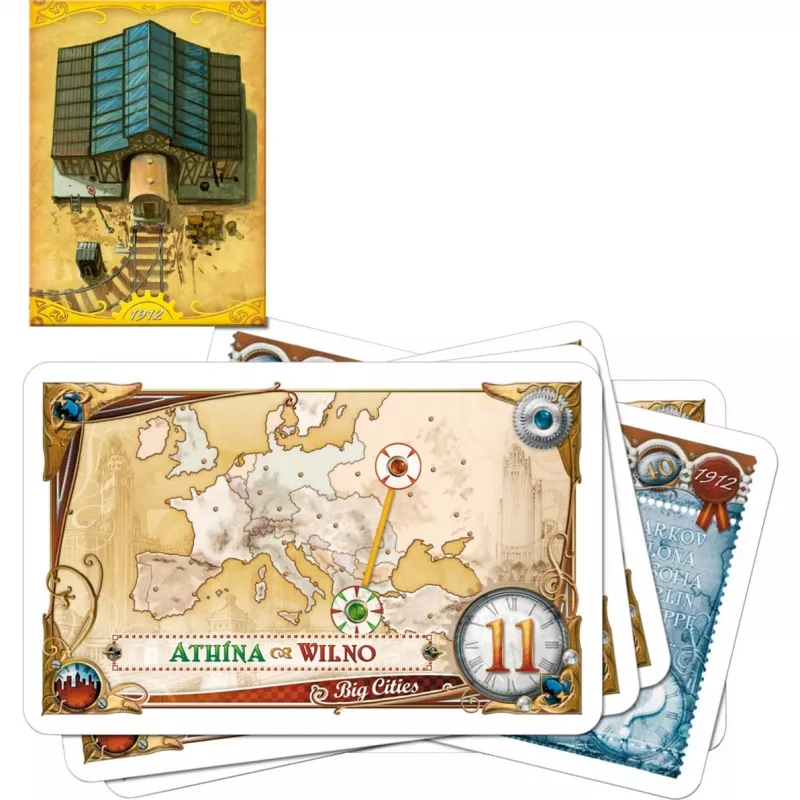 Brettspiel Rebel Asmodee Zug um Zug - Europa 1912, Familienspiel, Alter 8+
