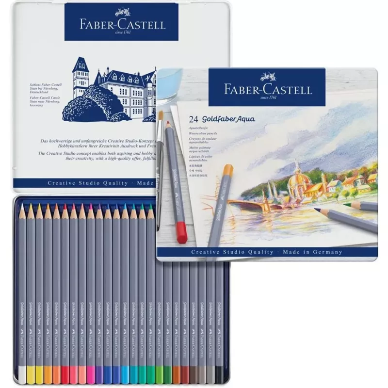 Buntstifte Faber-Castell Goldfaber Aqua 24 Stück