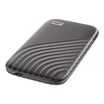 Externe SSD | WESTERN DIGITAL | My Passport | 1TB | USB-C | Schreibgeschwindigkeit 1000 MB/s | Lesegeschwindigkeit 1050 MB/s | WDBAGF0010BGY-WESN
