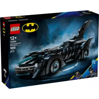 LEGO Konstruktionsset DC Super Heroes Batman Forever Batmobil 76304 — 909 Teile, 1 Minifigur, empfohlenes Alter 12+