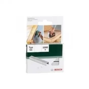 Feindrahtklammern-Pack Bosch Feindrahtklammern Typ 53 1 cm Länge Befestigung