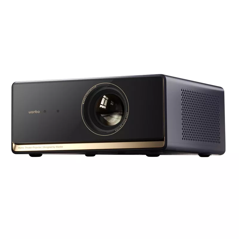 WANBO Projektor X5 Pro — 1100 ANSI Lumen, LCD, 1080p (1920x1080), 16:9, HDR10, Google TV, blau