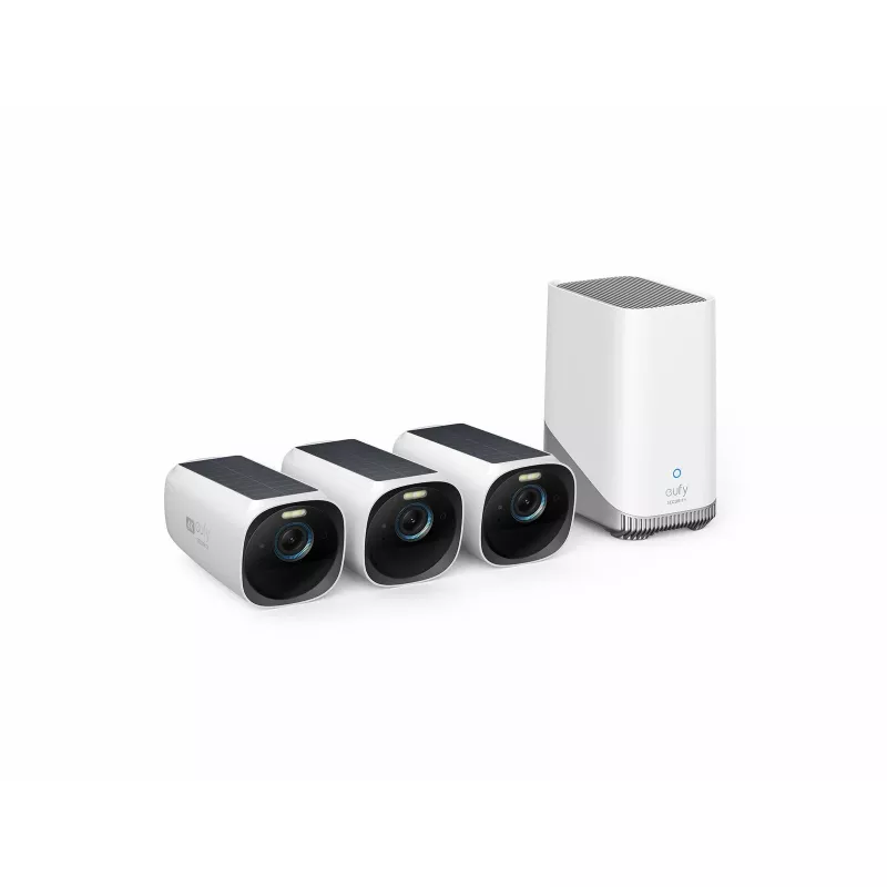 IP-Überwachungskamera Eufy eufyCam S330 (eufyCam 3) 3840×2160, Außenbereich, kabellos, Wandmontage, 135° Sichtfeld, 2-Wege-Audio