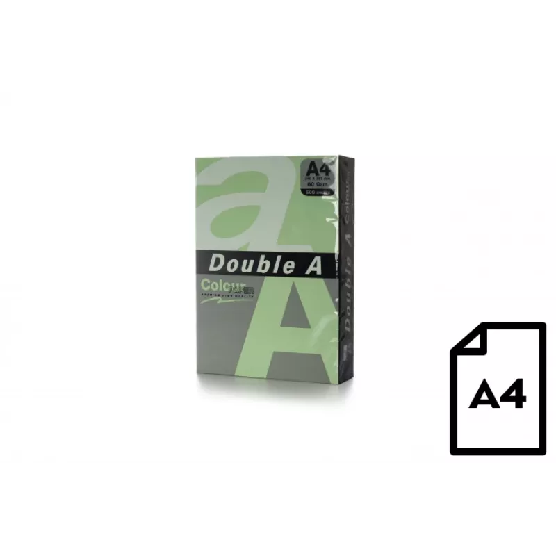 Farbpapier Double A, 80 g, A4, 500 Blatt, Emerald