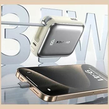 Powerbank Awei AS-181 10000mAh 35W mit integriertem Kabel
