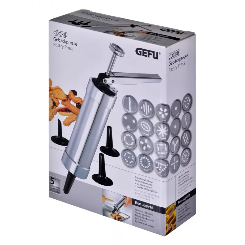 Spritzbeutel GEFU G-14320, Kunststoff mit Aluminiumbeschichtung, 54 mm Breite, 160 mm Länge