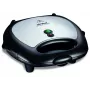 Sandwichmaker Tefal Break Time SW6148 — 2 Sandwiches, herausnehmbare Antihaft-Platten, Kabelaufbewahrung, schwarz/grau