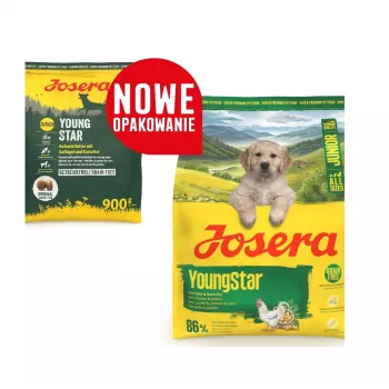 Trockenfutter für Welpen JOSERA Junior YoungStar, 3 kg Beutel, Alleinfuttermittel für Welpen