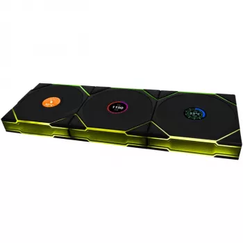 120mm ARGB PWM Gehäuselüfter mit kabellosem LCD-Display Lian Li UNI FAN TL