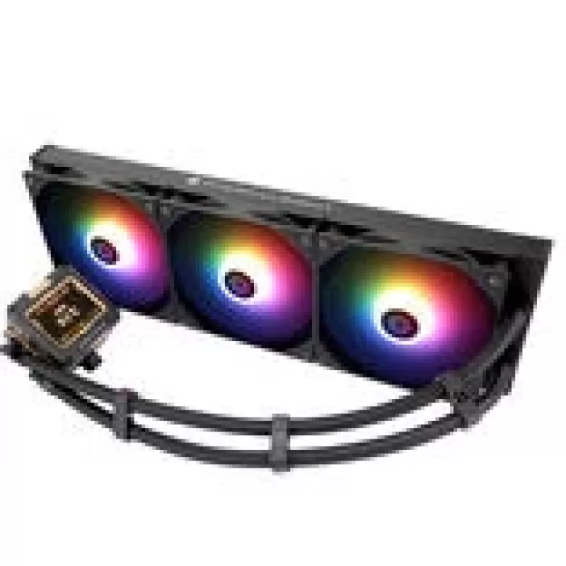 CPU-Kühler Thermalright Frozen Warframe 420 Schwarz ARGB — 140mm ARGB-Lüfter, 420mm Radiator