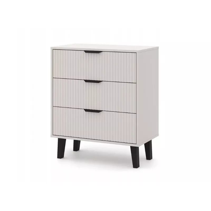 SCANDI 3S schlank Kommode, Kaschmirfarbe