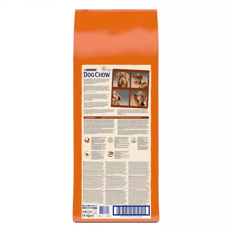 Trockenfutter Purina Nestlé Dog Chow Mature Senior mit Lamm 14 kg, 24% Protein, 10% Fett
