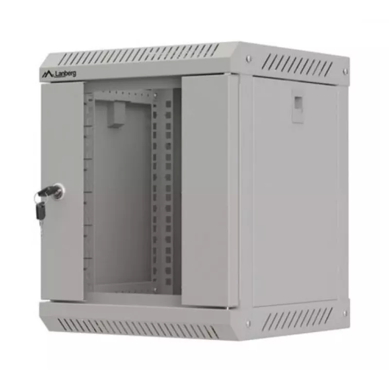 Wandmontierter Schrank Lanberg WF11-3306-10S 6U 30 kg Grau