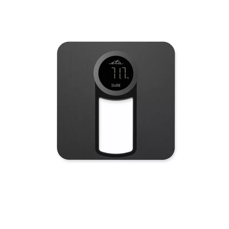 Personenwaage ETA ETA978190000 — max. 150 kg, 100 g Genauigkeit, schwarz