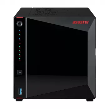 Asustor AS5404T NAS/Speicherserver Intel® Celeron® N5105 4 GB DDR4 0 TB ADM Schwarz