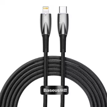 USB-C-auf-Lightning-Kabel Baseus Glimmer 20W, 2 m — Schnellladung und Datensynchronisation